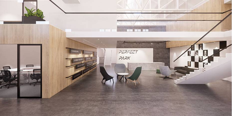 鄭州perfect park文創(chuàng)辦公裝修公司設計案例