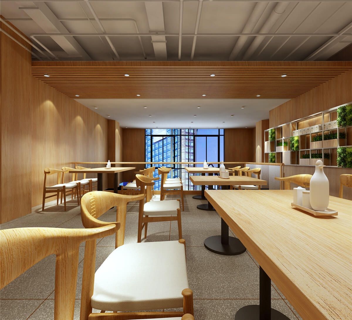 鄭州焦耳中式快餐連鎖萬達(dá)店設(shè)計(jì)公司裝修案例