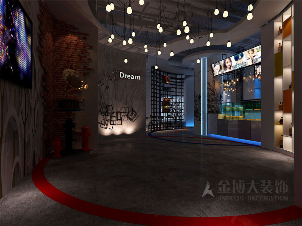 鄭州Dream.夢咖啡廳裝修公司設計案例