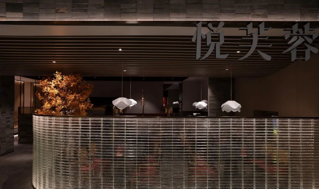 鄭州餐飲設計推薦悅芙蓉新派川菜餐廳裝修案例(圖2)