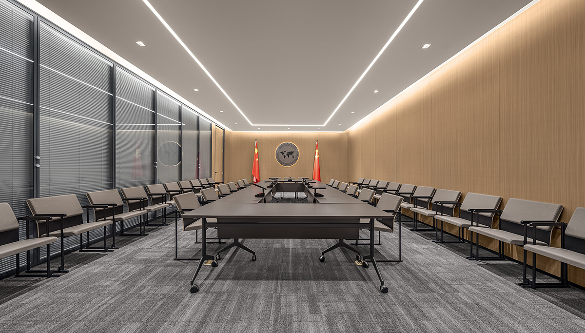 現(xiàn)代大氣新中式   乾成律師事務所裝修設計方案(圖12)